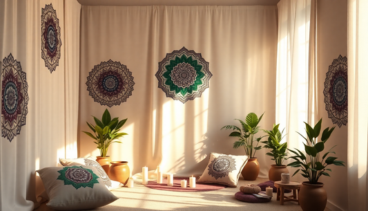 Elevate Your Space: Infusing Spiritual Serenity with Mandala Designs